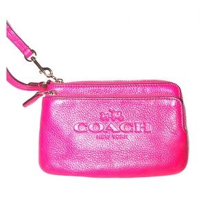 HOT PINK COACH WRISTLET!!